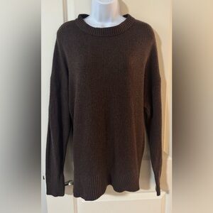 Old Navy Women’s Dark Brown Crewneck Sweater